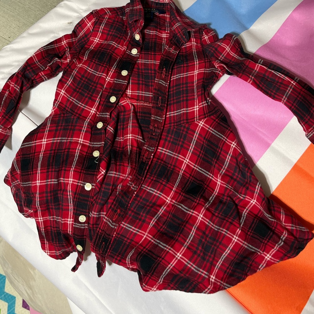 Ralph Lauren Red Plain dress